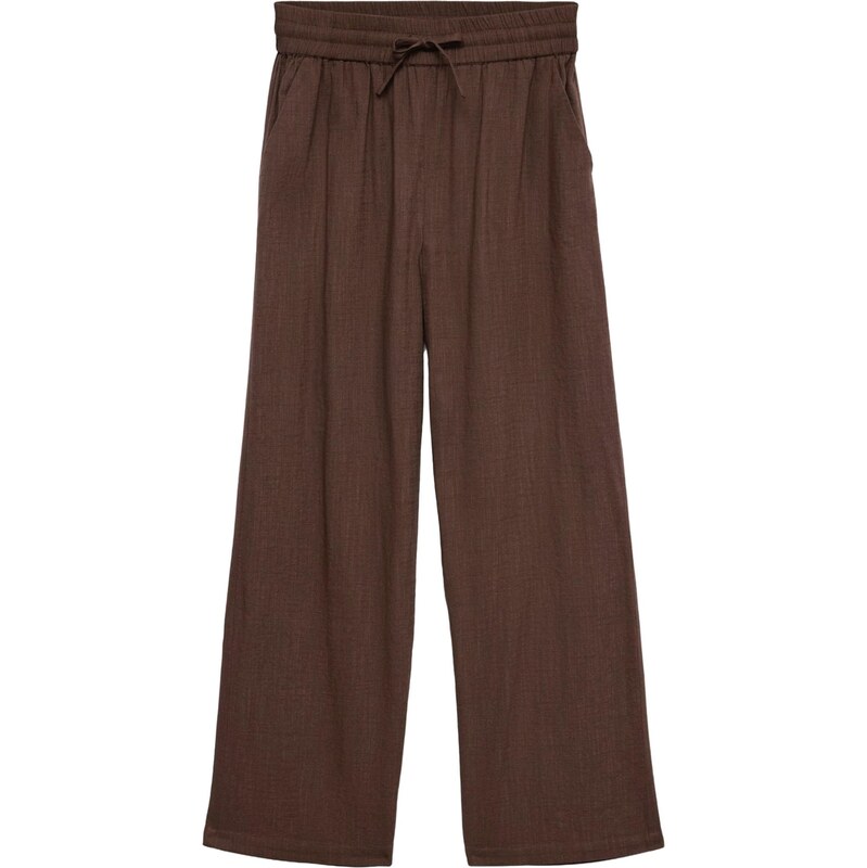 VERO MODA Kalhoty VMCaia čokoládová