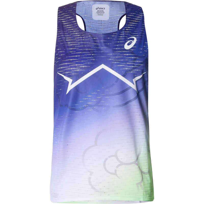 ASICS Funkční tričko METASPEED SINGLET námořnická modř / světle zelená 113741495