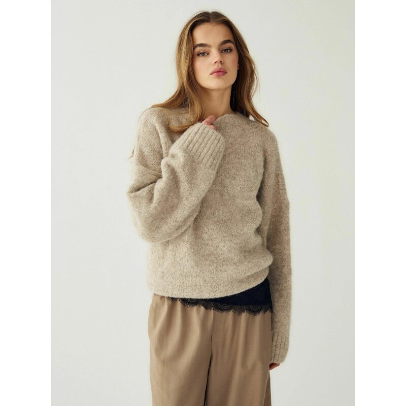 Noella Svetr N-Monika Knit písková 113741670