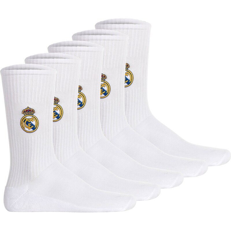 Real Madrid Ponožky bílá