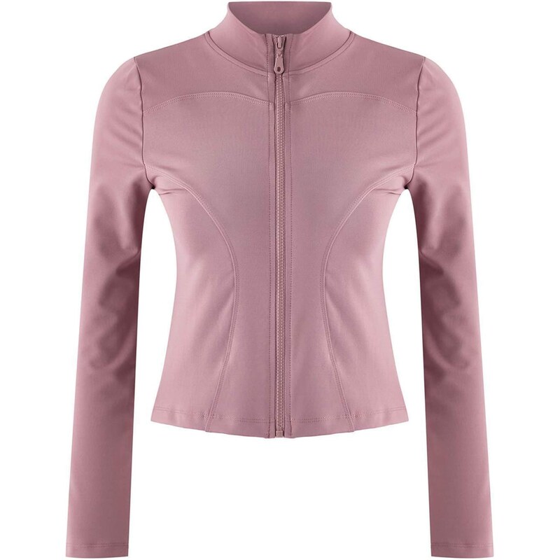 Trendyol Sportovní bunda starorůžová 113742186