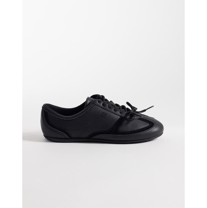 Hugo Red Mystie low top trainers in black 113742491