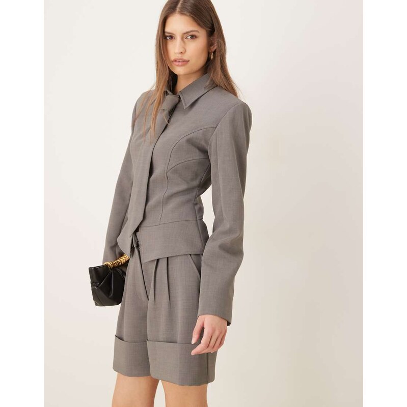 Wanderdoll exclusive Gabriella turned up tailored shorts co-ord
