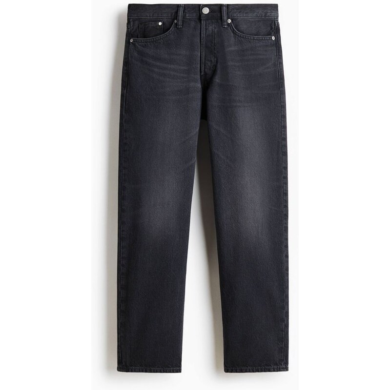 H&M - Original Straight Jeans - Černý Denim