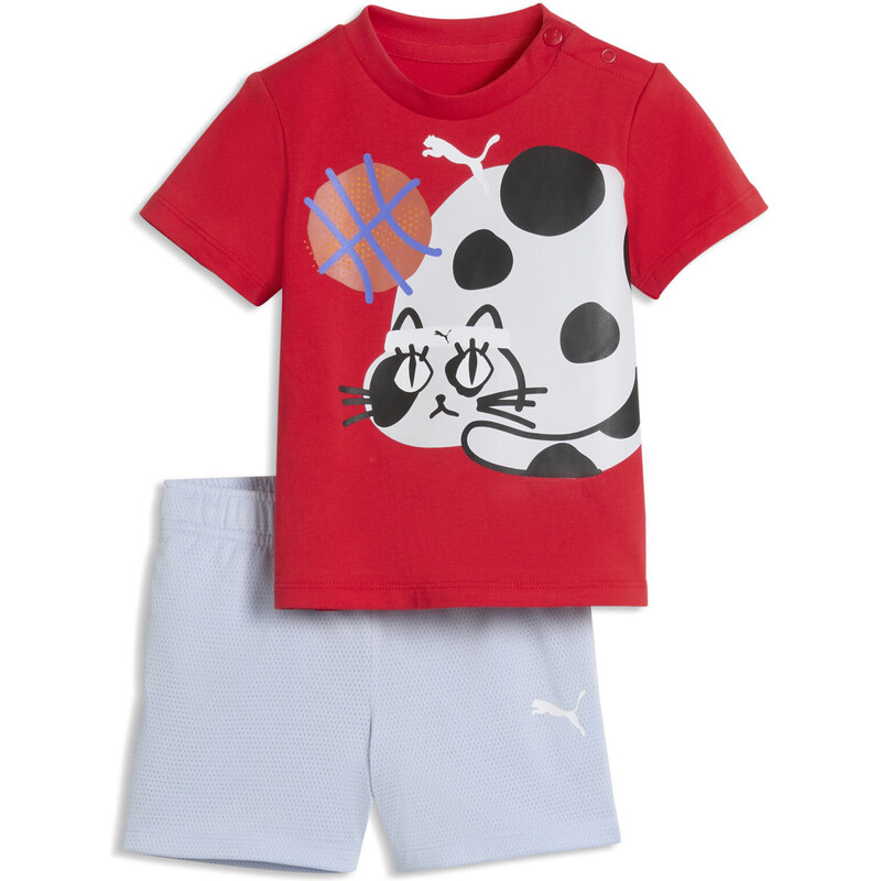 PUMA Sporty Cats Tee and Shorts Set Toddlers