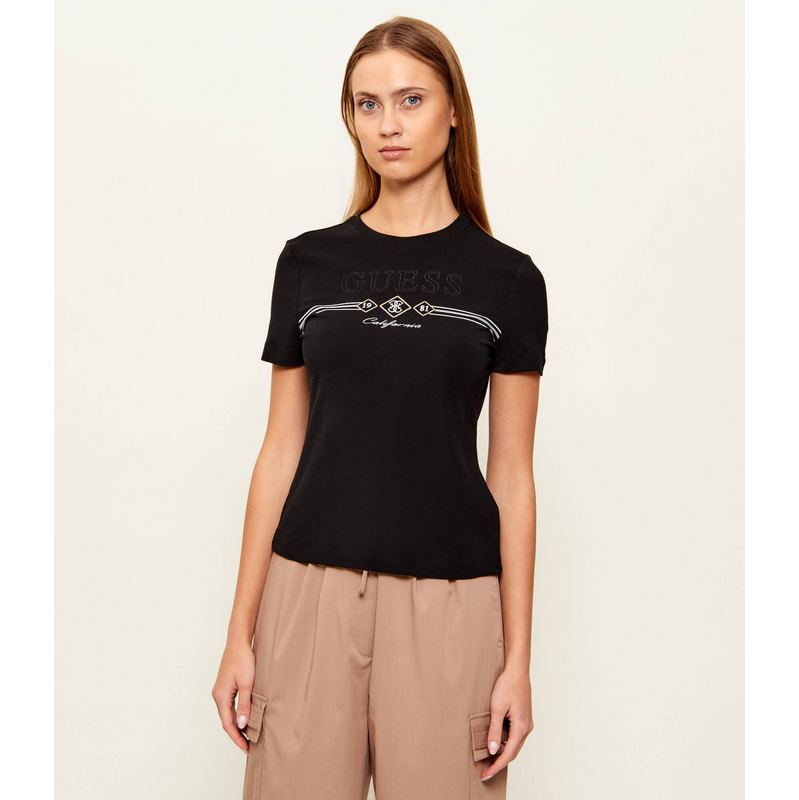 Guess febe ss cn t-shirt BLACK