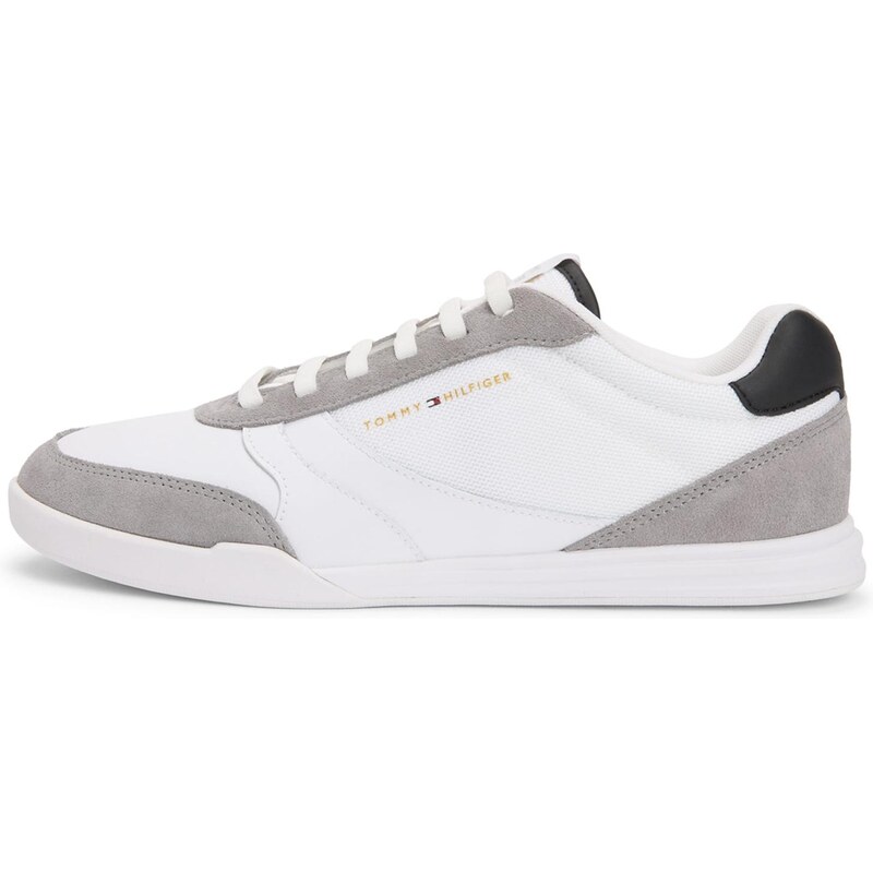 TOMMY HILFIGER Tenisky Lopro šedá / černá / bílá