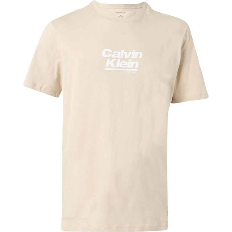 Calvin Klein Jeans Tričko 30S bílá / přírodní bílá