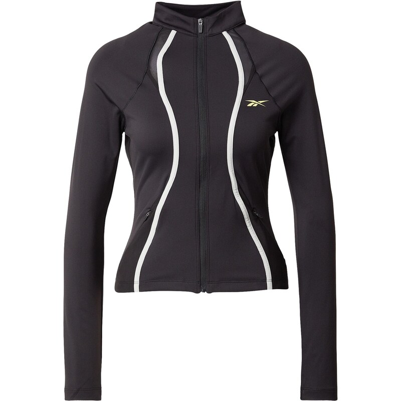 Reebok Sportovní bunda černá / bílá 113753330