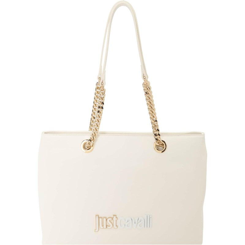 Just Cavalli Nákupní taška LETTERING bílá 113753363