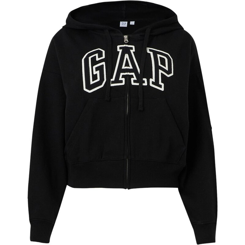 GAP Mikina HERITAGE černá / bílá 113753375
