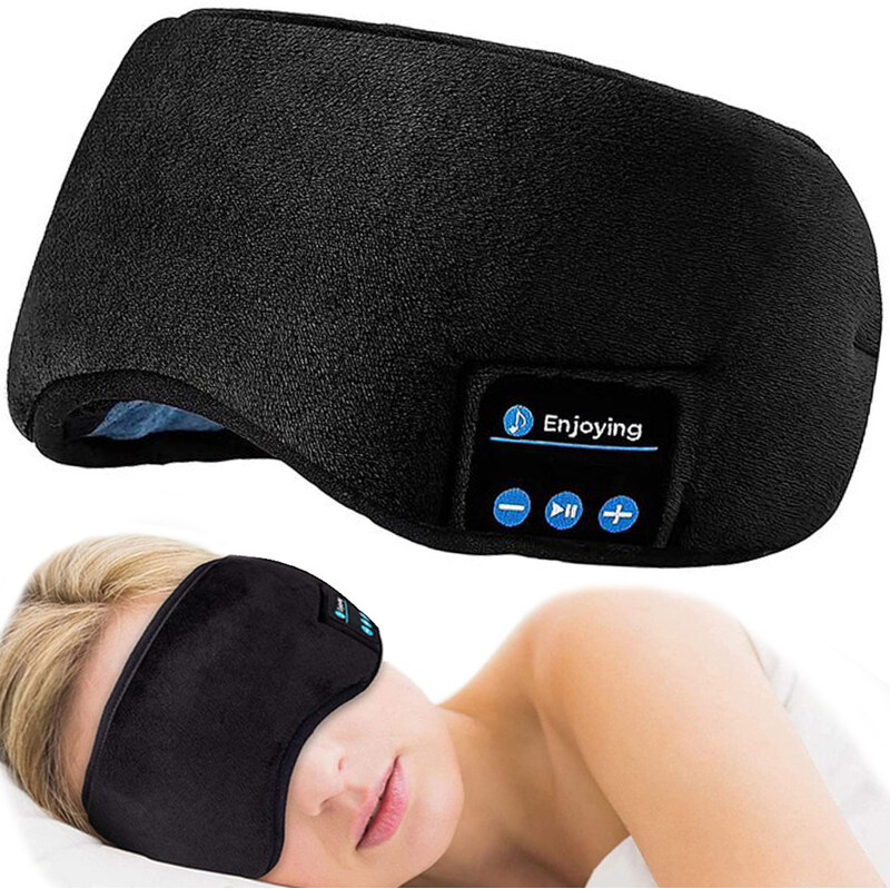 Verk Group Páska přes oči na spaní maska se sluchátky bluetooth 113754399