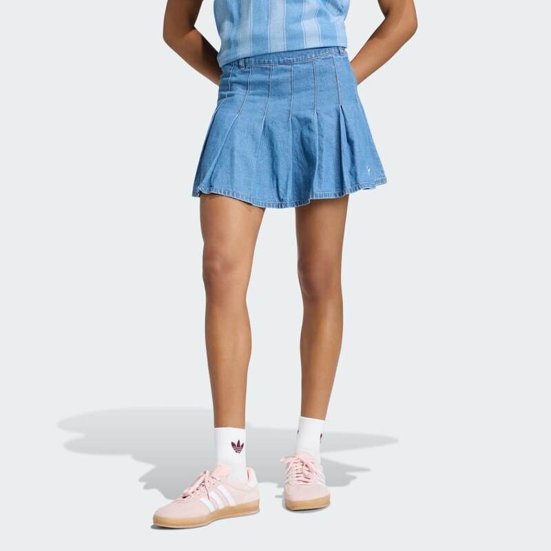 Adidas SUKNĚ DENIM PLEATED 114572676