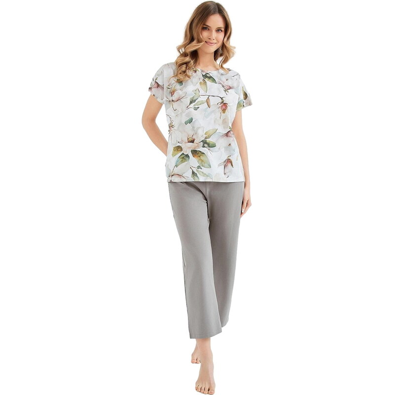 Dámské pyžamo TARO 3607 DIANA magnolia 113757114