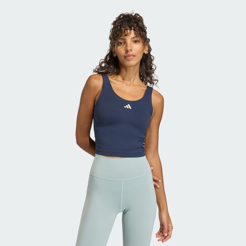 Adidas Tílko 3 Stripes Studio All Me Light Support 113757348