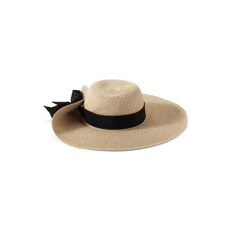 Wide Brimmed Straw Sun Hat, Women, size: L-XL, regular, White, by 115236933