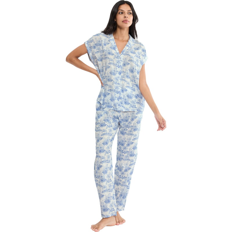 Dámské pyžamo TRIUMPH BOYFRIEND FIT PW X BLUE
