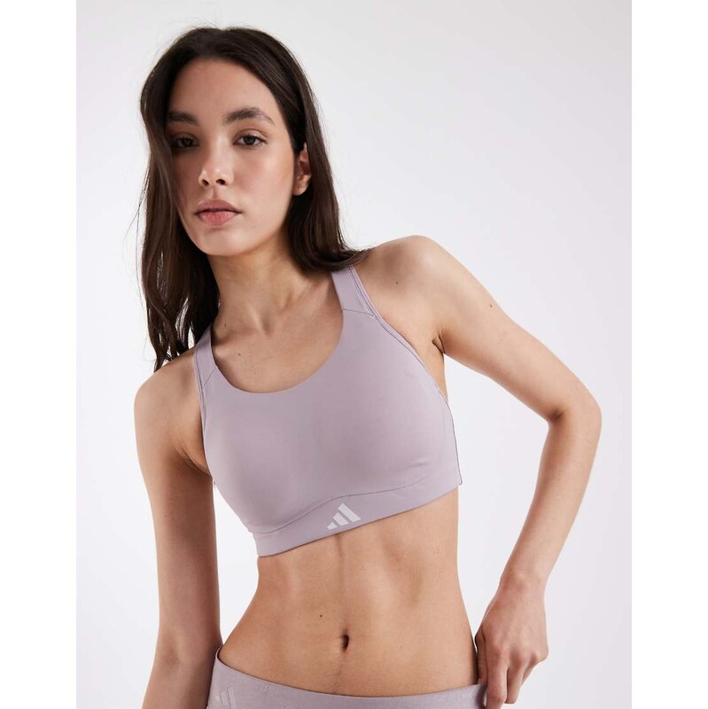 adidas performance Optime workout high support bra in preloved