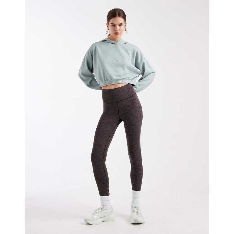 adidas performance All me 7/8 leggings in aurora coffee mel.