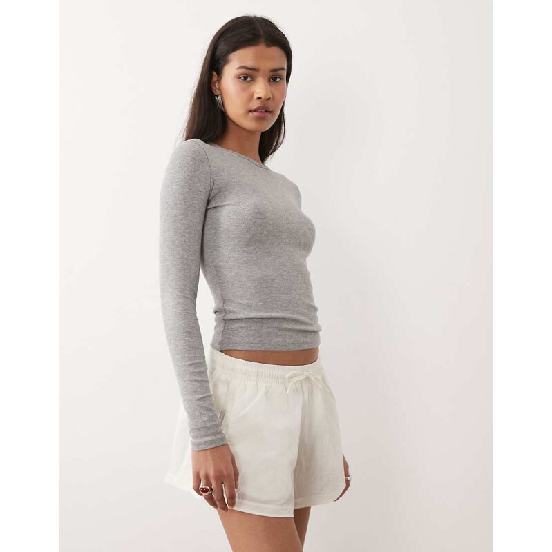 adidas Originals Santiago woven shorts in off white