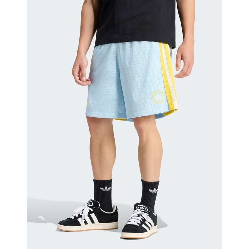 adidas Originals Originals santiago shorts in ice blue