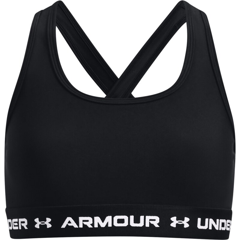 Dívčí podprsenka Under Armour G Crossback Mid Solid černá 152-158 113761032