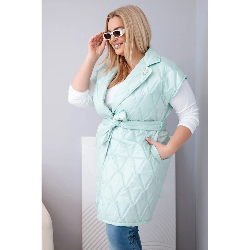 Kesi Dámská vesta Plus Size 5698 113884077