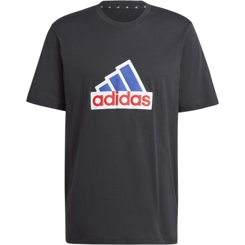 ADIDAS PERFORMANCE Funkční tričko modrá / červená / černá / bílá