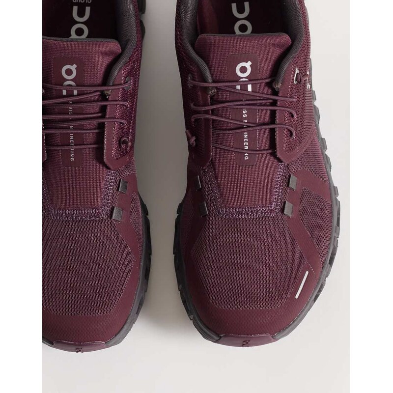 ON Cloud 6 all day trainers in burgundy-Red