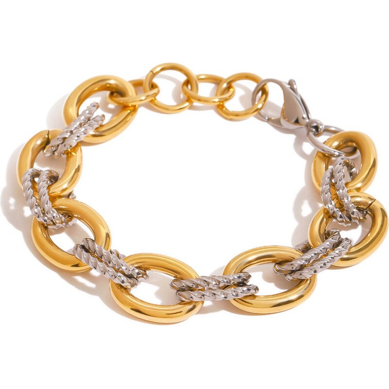 ELENYS Dual Essence – pozlacený náramek 18K žluté zlato 113764500