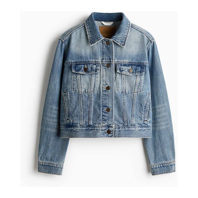 H&M - Džínová bunda - modrá 113764936