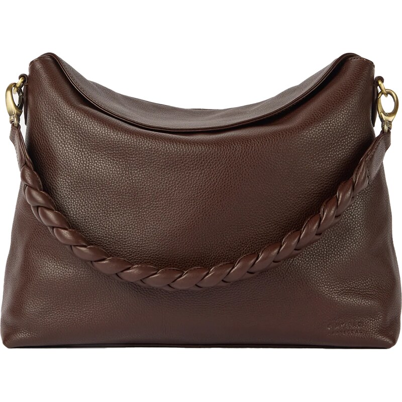 O my bag Kabelka Sienna Chocolate se dvěma popruhy