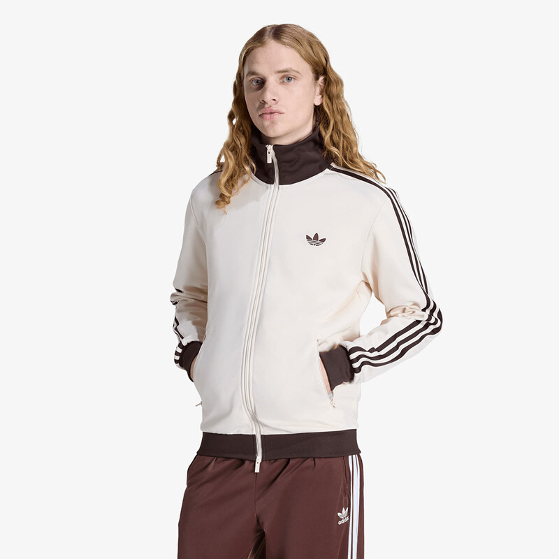 adidas Originals Mikina adidas Classic Track Top Wonder White/