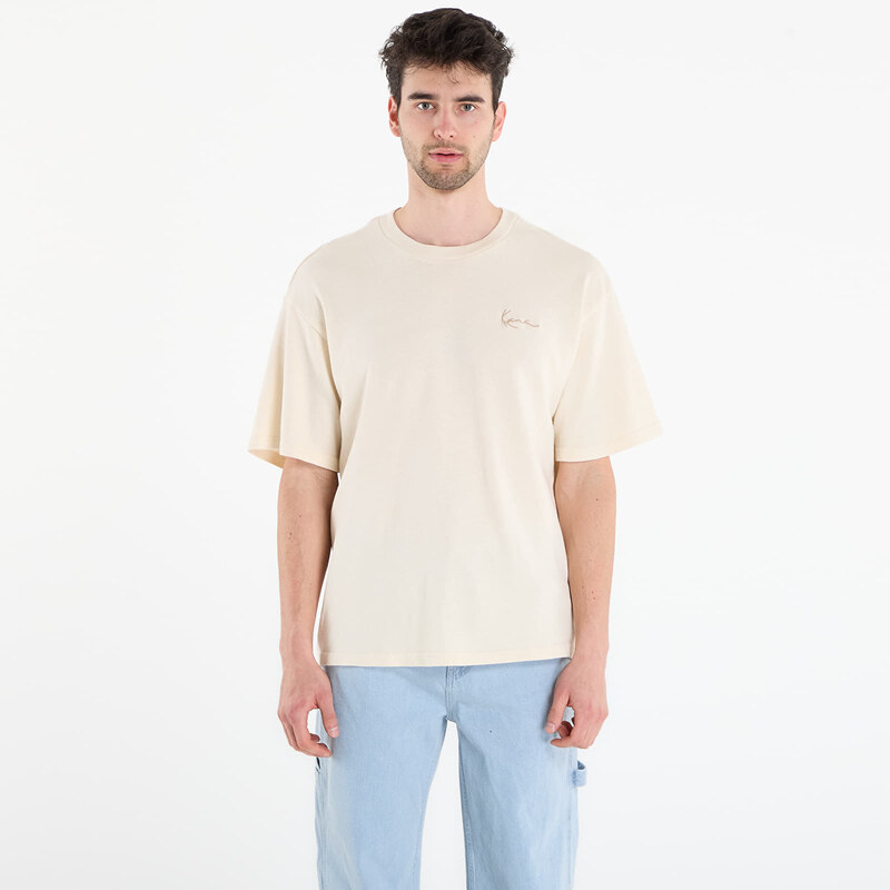 Tričko Karl Kani Signature Washed Oversized T-Shirt White XL