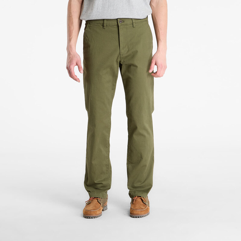 Kalhoty GAP V-Essential Khaki Straight Fit Olive W32/L32