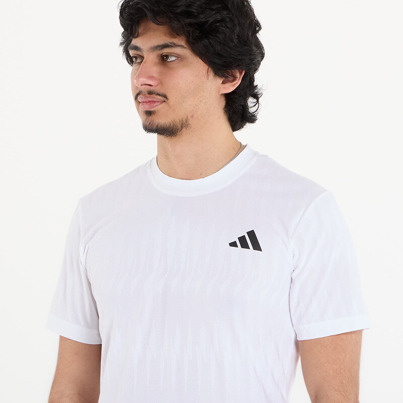adidas Performance Tričko adidas Tennis Climacool+ Airchill Freelift T-Shirt White L