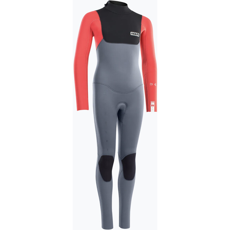 Dětský surfařský neopren ION Capture 4/3 Back Zip Jr steel blue