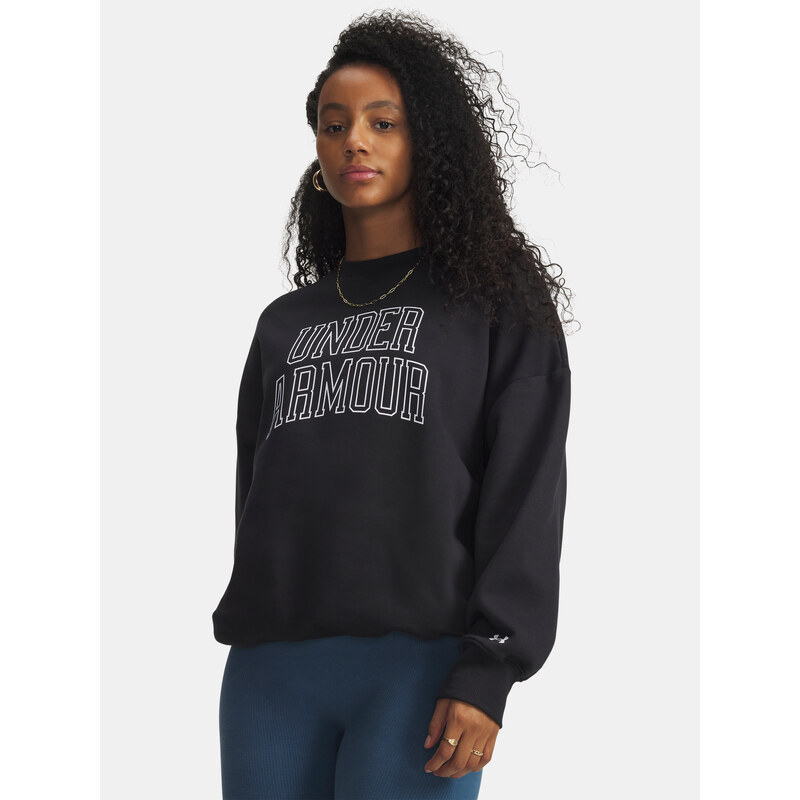 Dámská mMikina Under Armour Rival Flc OS Varsity Crew-BLK