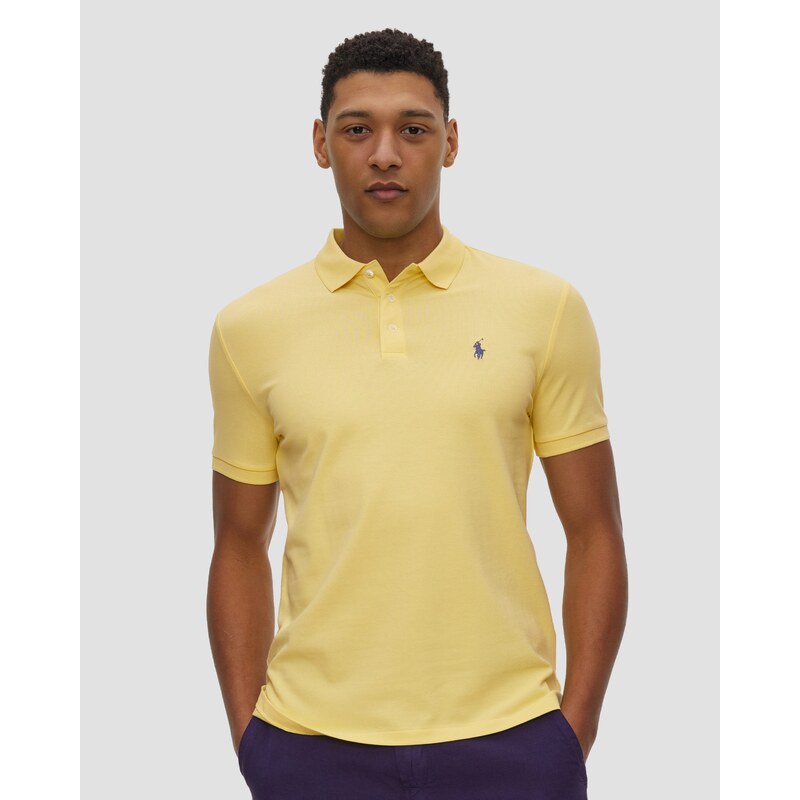 Žlutá Pánská Polokošile Polo Ralph Lauren