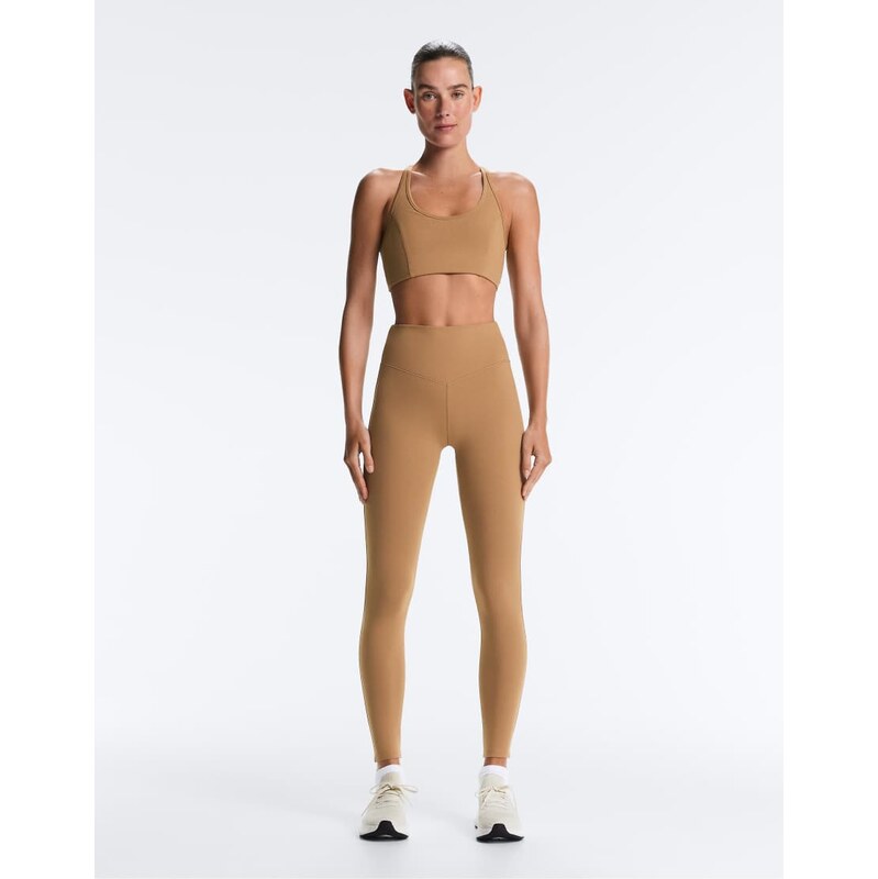 OYSHO Evermove 65cm high rise ankle-length leggings in light brown 113880737