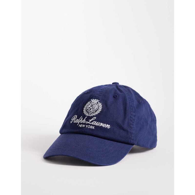 Polo Ralph Lauren icon logo baseball cap in newport navy