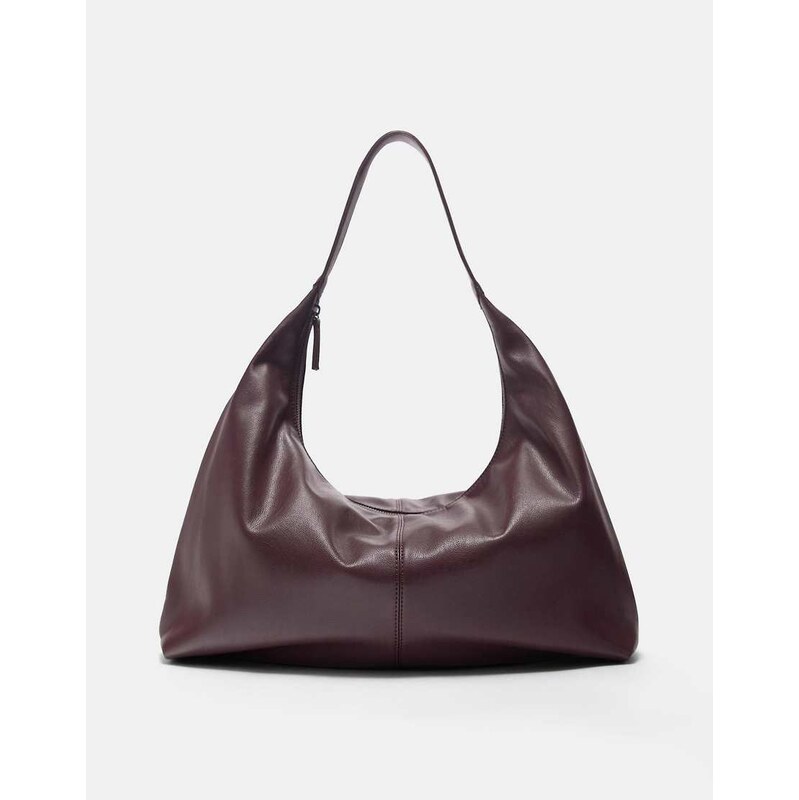 Pull&Bear Shopper bag in burgundy-Red