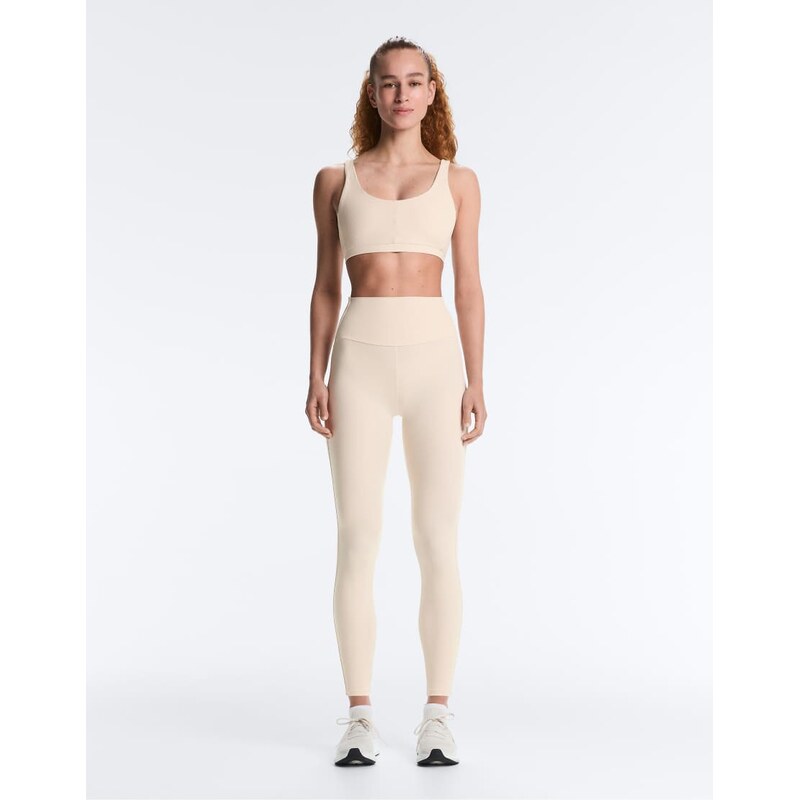 OYSHO Comfortlux high-rise rib 65cm ankle-length leggings in light 114403953