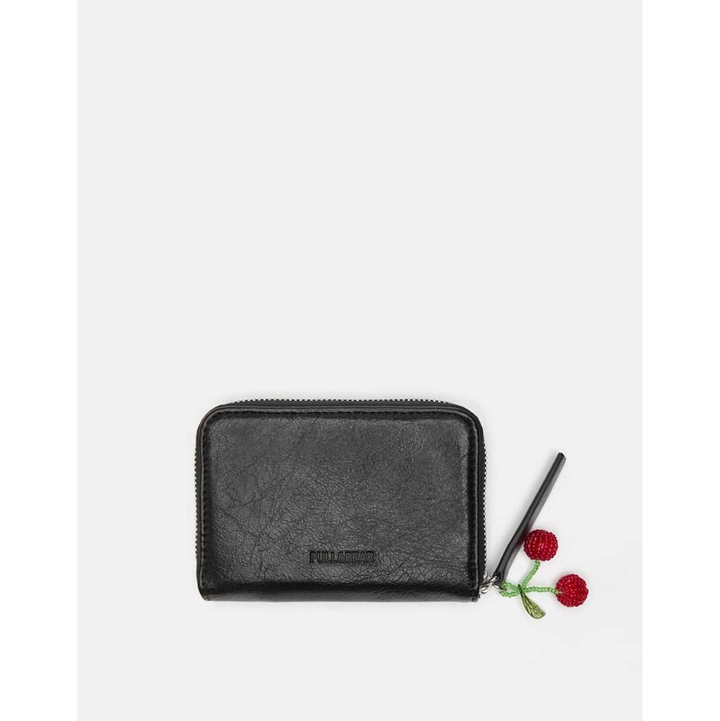 Pull&Bear Embellished wallet in black 113880689