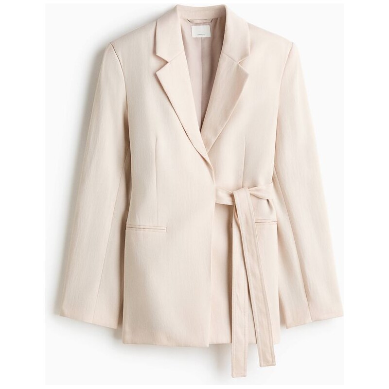 H&M - Zavinovací sako - béžová 113880983