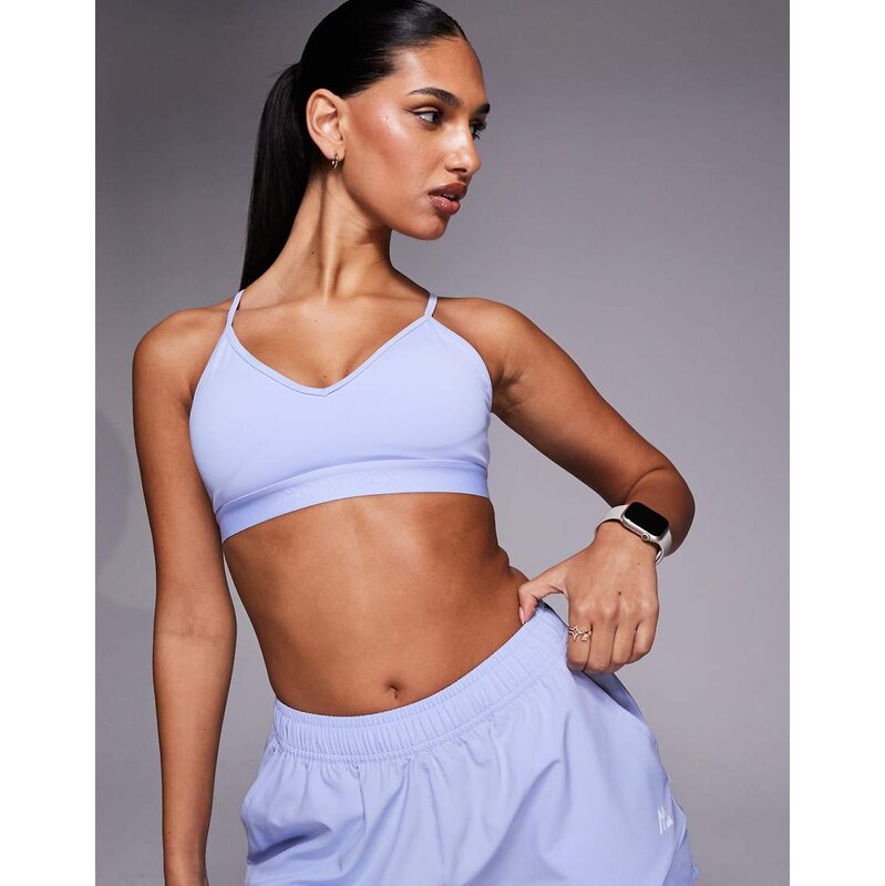 Montirex Icon Strappy 3.0 light support sports bra in lilac-Purple 113881662