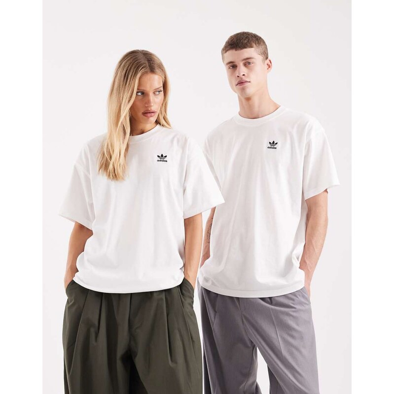 adidas Originals essential oversized t-shirt in white