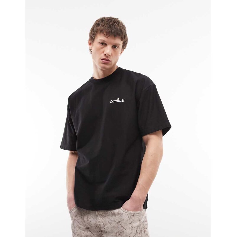 Carhartt WIP label t-shirt in black
