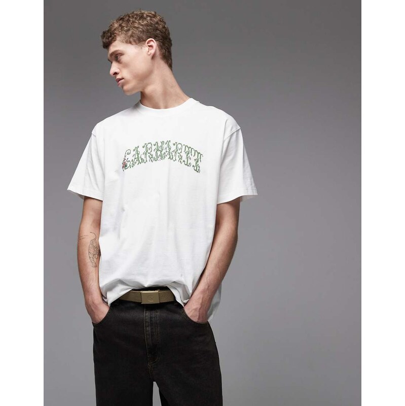 Carhartt WIP monogram t-shirt in white