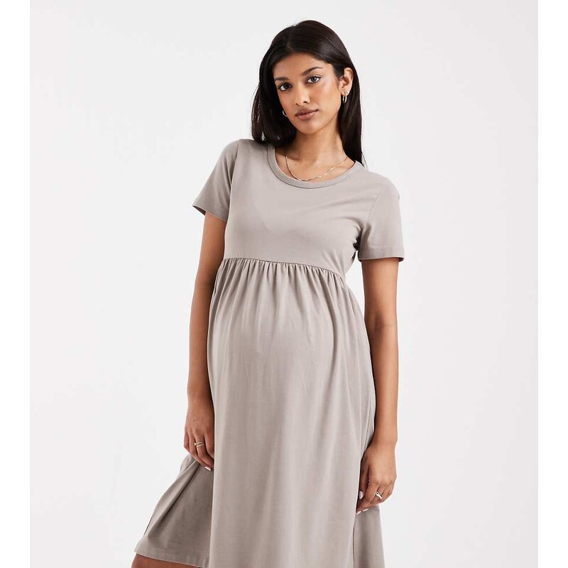 Mama.licious Mamalicious Maternity mini smock t-shirt dress in